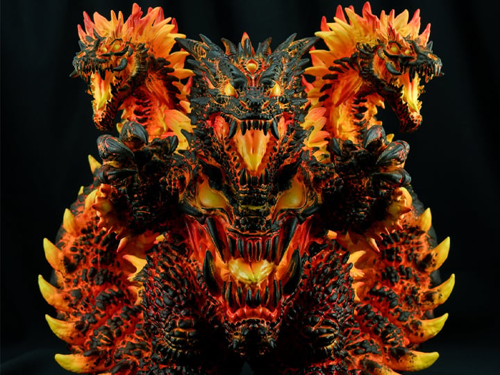 Kaiju Doom Demon God Series Lizard Demon Statue Gallery Image 1