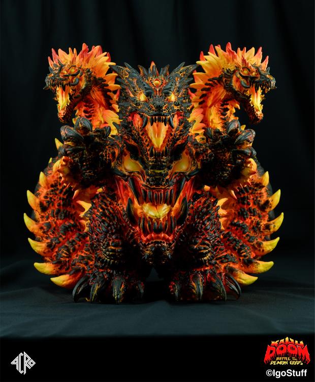 Kaiju Doom Demon God Series Lizard Demon Statue Gallery Image 3