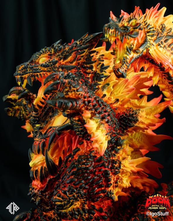 Kaiju Doom Demon God Series Lizard Demon Statue Gallery Image 16
