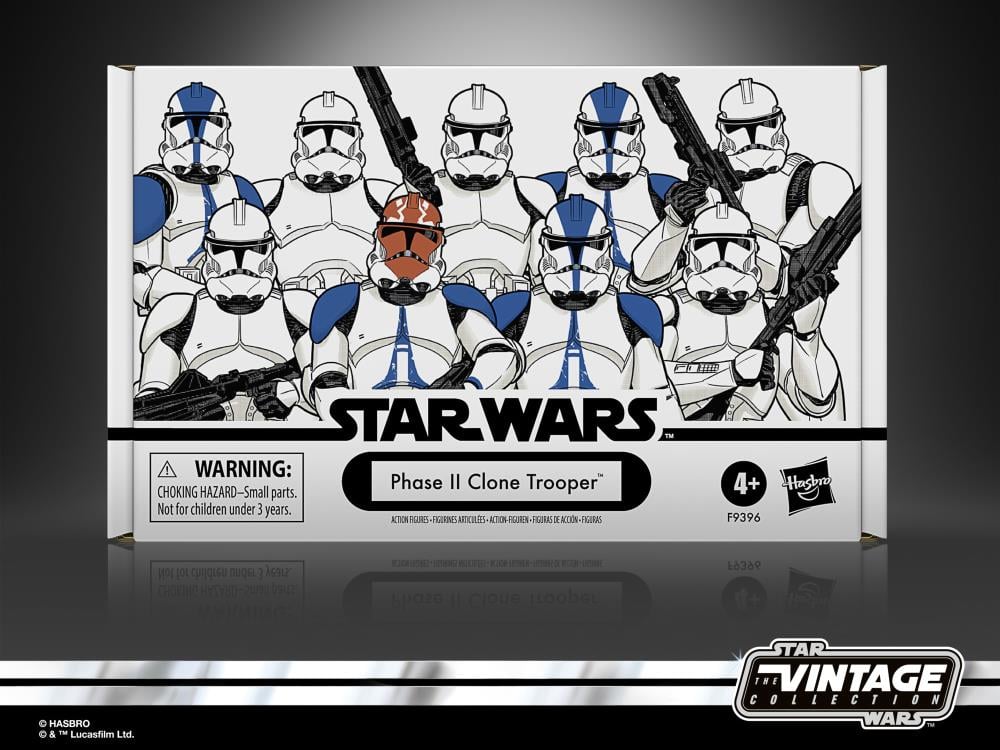 Star Wars: The Vintage Collection Phase II Clone Trooper Four-Pack Gallery Image 7