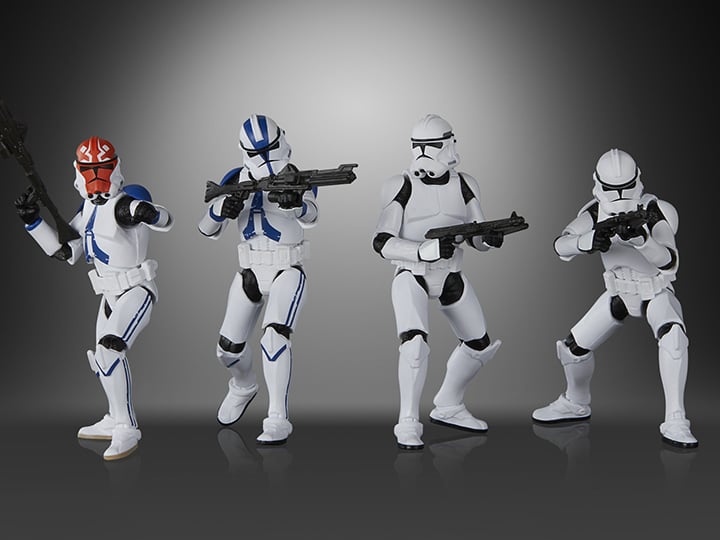 Star Wars: The Vintage Collection Phase II Clone Trooper Four-Pack Gallery Image 1