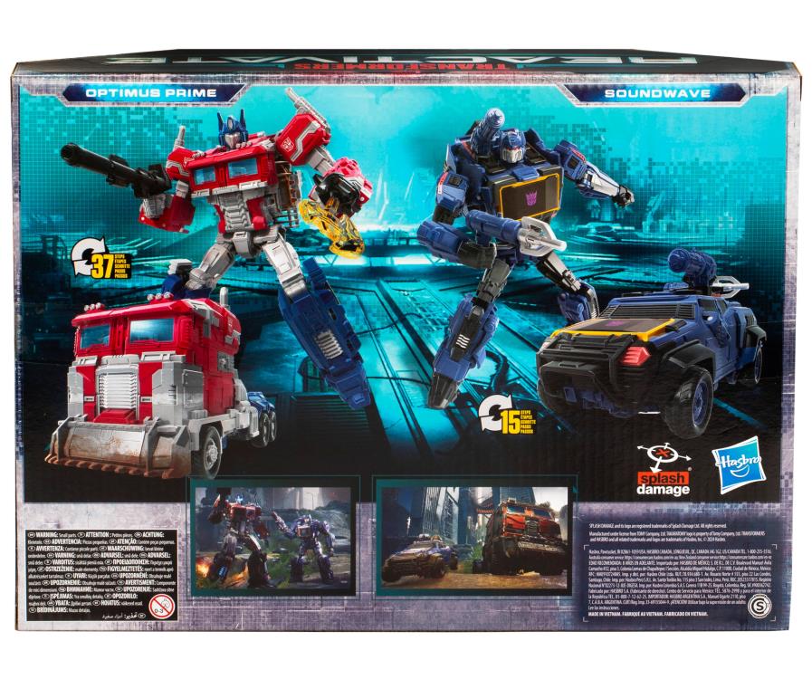 Transformers: Reactivate Soundwave vs. Optimus Prime Two-Pack Gallery Image 8