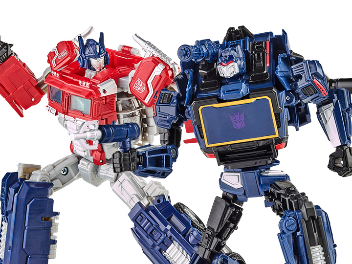 Transformers: Reactivate Soundwave vs. Optimus Prime Two-Pack Gallery Image 1