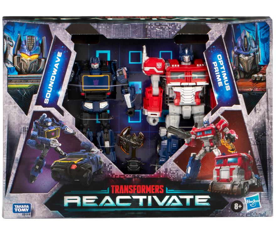 Transformers: Reactivate Soundwave vs. Optimus Prime Two-Pack Gallery Image 7