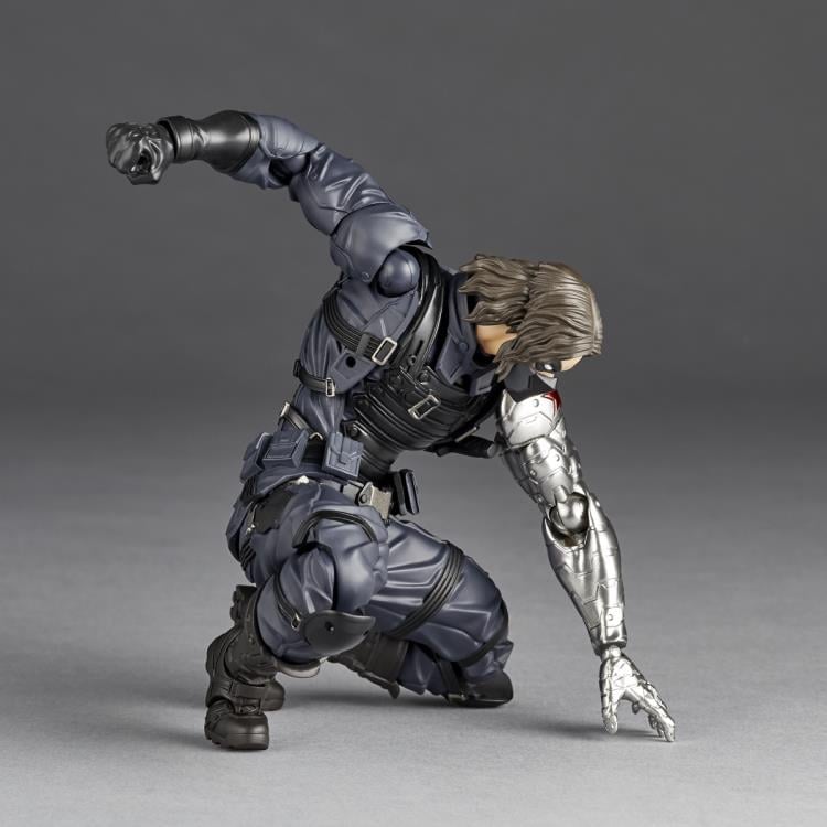 Marvel Amazing Yamaguchi Revoltech NR026 Winter Soldier Action Figure Gallery Image 8