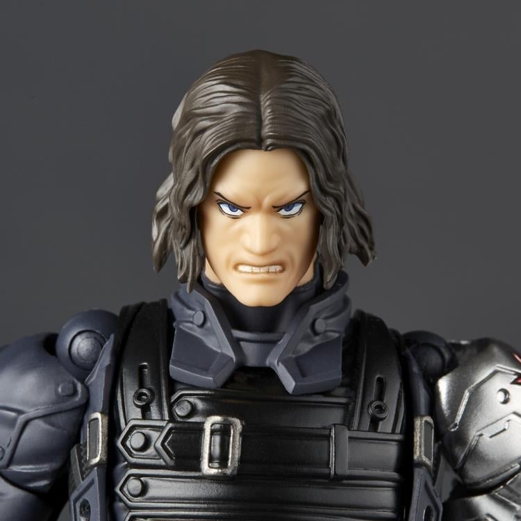 Marvel Amazing Yamaguchi Revoltech NR026 Winter Soldier Action Figure Gallery Image 17