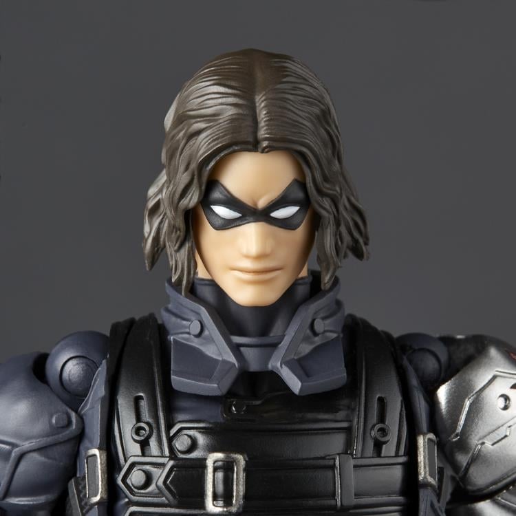Marvel Amazing Yamaguchi Revoltech NR026 Winter Soldier Action Figure Gallery Image 15