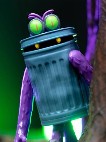 The Weirdest ReAction Trashquatch (Indigo To Hell) Figure Gallery Image 2