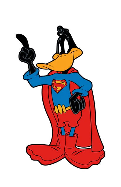 Looney Tunes FiGPiN #1466 Daffy Duck as Superman Gallery Image 3