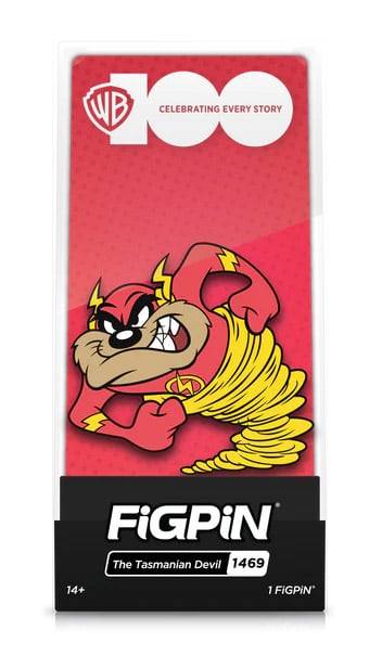Looney Tunes FiGPiN #1469 Tasmanian Devil as The Flash Gallery Image 4