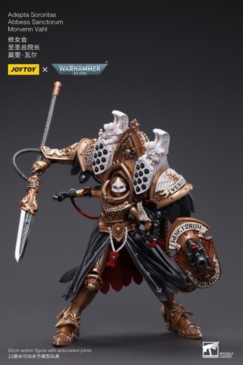 Warhammer 40K Adepta Sororitas Abbess Sanctorum Morvenn Vahl 1/18 Scale Action Figure Gallery Image 7