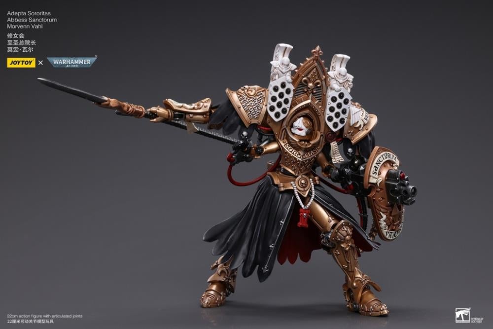 Warhammer 40K Adepta Sororitas Abbess Sanctorum Morvenn Vahl 1/18 Scale Action Figure Gallery Image 11