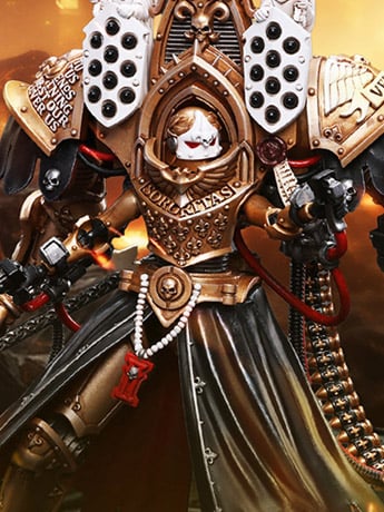 Warhammer 40K Adepta Sororitas Abbess Sanctorum Morvenn Vahl 1/18