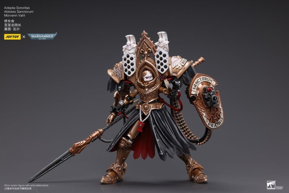 Warhammer 40K Adepta Sororitas Abbess Sanctorum Morvenn Vahl 1/18 Scale Action Figure Gallery Image 10