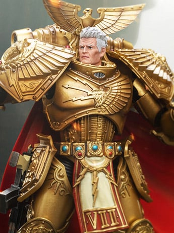 Warhammer: The Horus Heresy Imperial Fists Rogal Dorn, Primarch of the VIIth Legion 1/18 Scale Action Figure Gallery Image 2