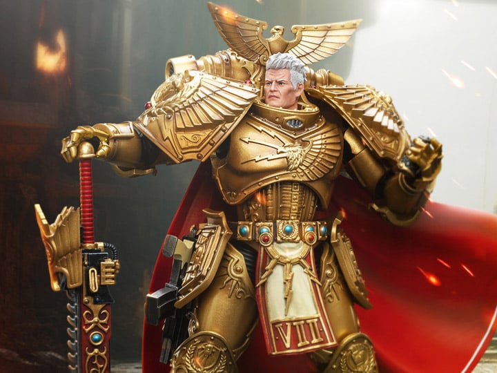 Warhammer: The Horus Heresy Imperial Fists Rogal Dorn, Primarch of the VIIth Legion 1/18 Scale Action Figure Gallery Image 1