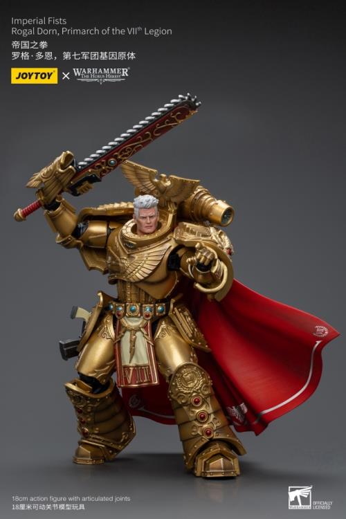 Warhammer: The Horus Heresy Imperial Fists Rogal Dorn, Primarch of the VIIth Legion 1/18 Scale Action Figure Gallery Image 12