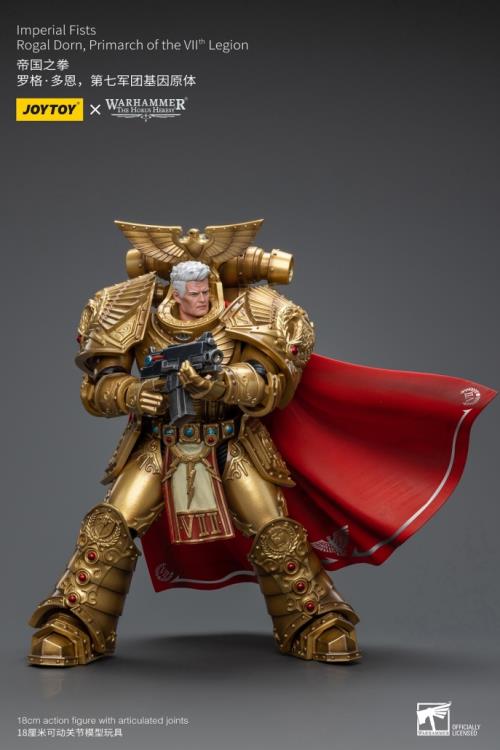 Warhammer: The Horus Heresy Imperial Fists Rogal Dorn, Primarch of the VIIth Legion 1/18 Scale Action Figure Gallery Image 13