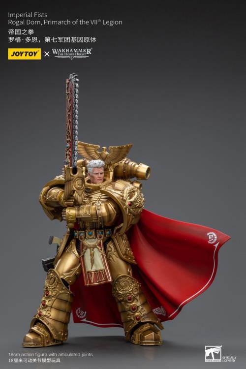 Warhammer: The Horus Heresy Imperial Fists Rogal Dorn, Primarch of the VIIth Legion 1/18 Scale Action Figure Gallery Image 14