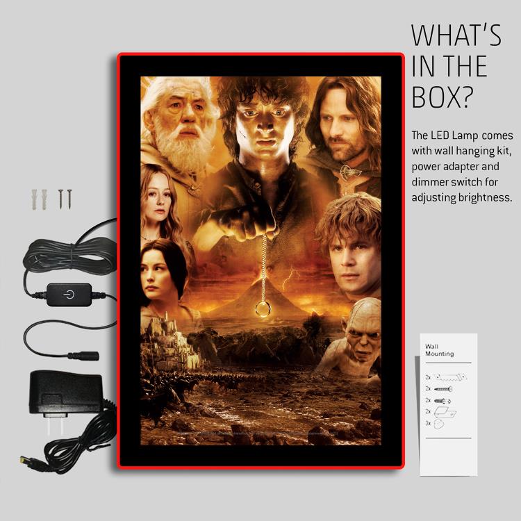 The Lord of the Rings Fellowship Mini LED Poster Sign Gallery Image 6