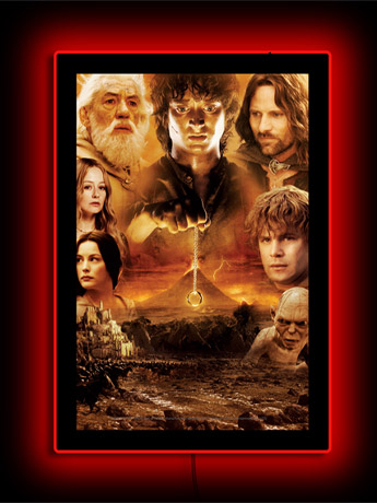 The Lord of the Rings Fellowship Mini LED Poster Sign Gallery Image 2