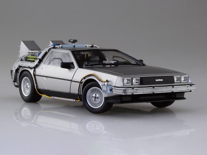 Back to the Future Movie Mecha No.BT-01 Time Machine 1/24 Scale Model Kit Gallery Image 1