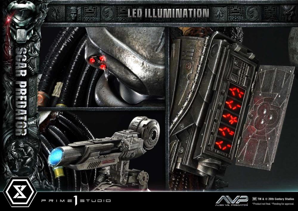 Alien vs. Predator Museum Masterline Scar Predator 1/3 Scale Statue Gallery Image 73