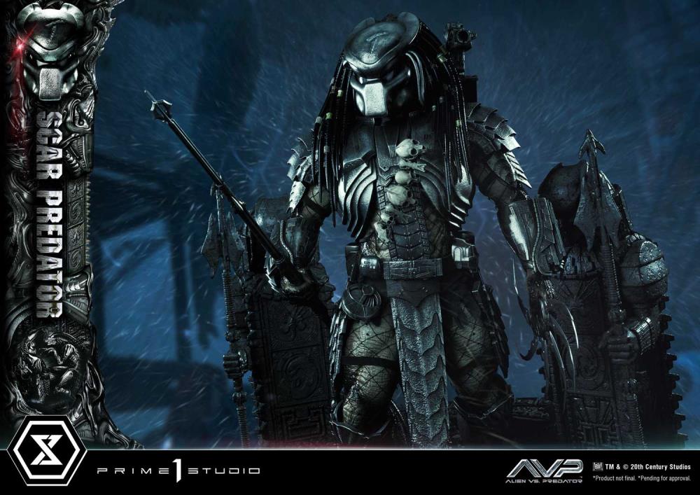 Alien vs. Predator Museum Masterline Scar Predator 1/3 Scale Statue Gallery Image 34