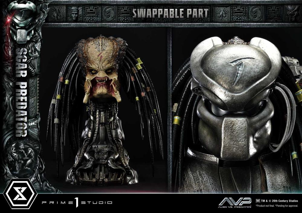 Alien vs. Predator Museum Masterline Scar Predator 1/3 Scale Statue Gallery Image 72
