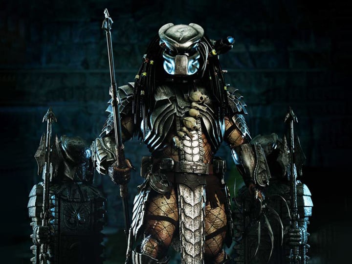 Alien vs. Predator Museum Masterline Scar Predator 1/3 Scale Statue Gallery Image 1