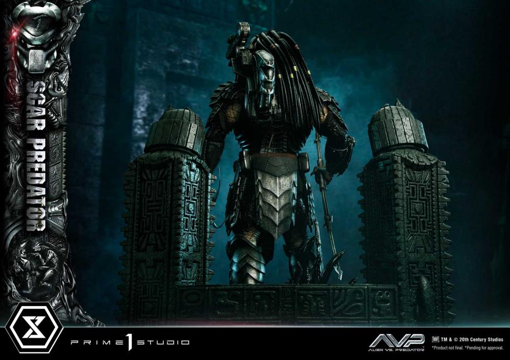 Alien vs. Predator Museum Masterline Scar Predator 1/3 Scale Statue Gallery Image 61