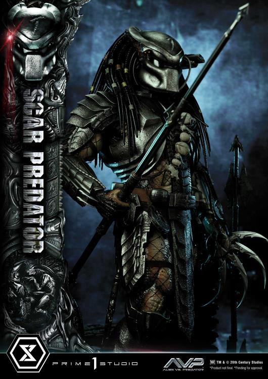 Alien vs. Predator Museum Masterline Scar Predator 1/3 Scale Statue Gallery Image 35