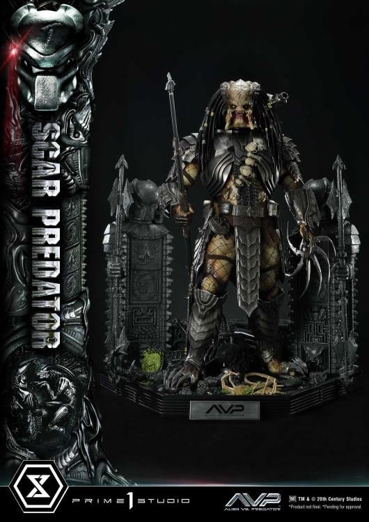 Alien vs. Predator Museum Masterline Scar Predator 1/3 Scale Statue Gallery Image 8