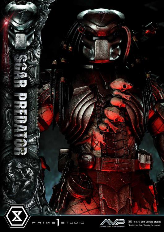 Alien vs. Predator Museum Masterline Scar Predator 1/3 Scale Statue Gallery Image 54