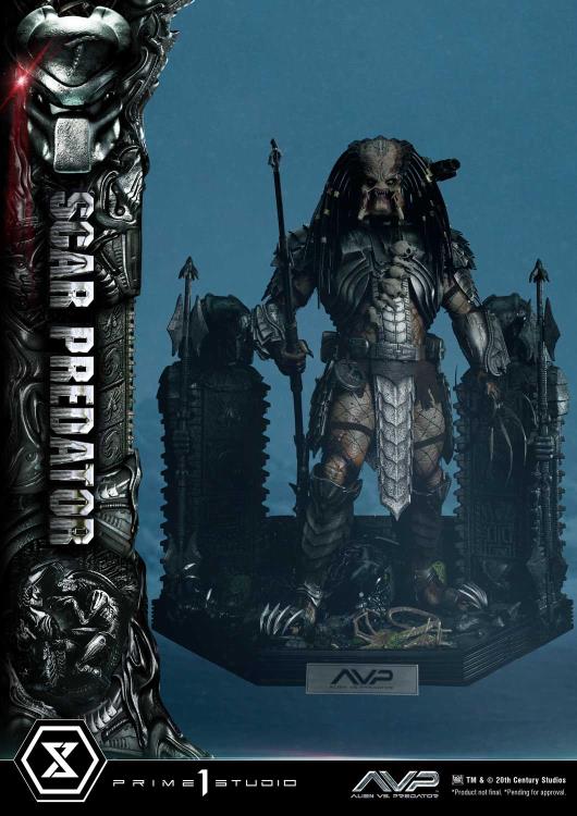 Alien vs. Predator Museum Masterline Scar Predator 1/3 Scale Statue Gallery Image 39