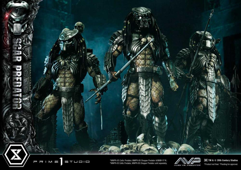 Alien vs. Predator Museum Masterline Scar Predator 1/3 Scale Statue Gallery Image 70