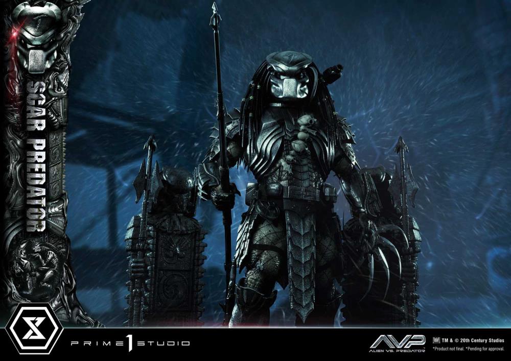 Alien vs. Predator Museum Masterline Scar Predator 1/3 Scale Statue Gallery Image 33