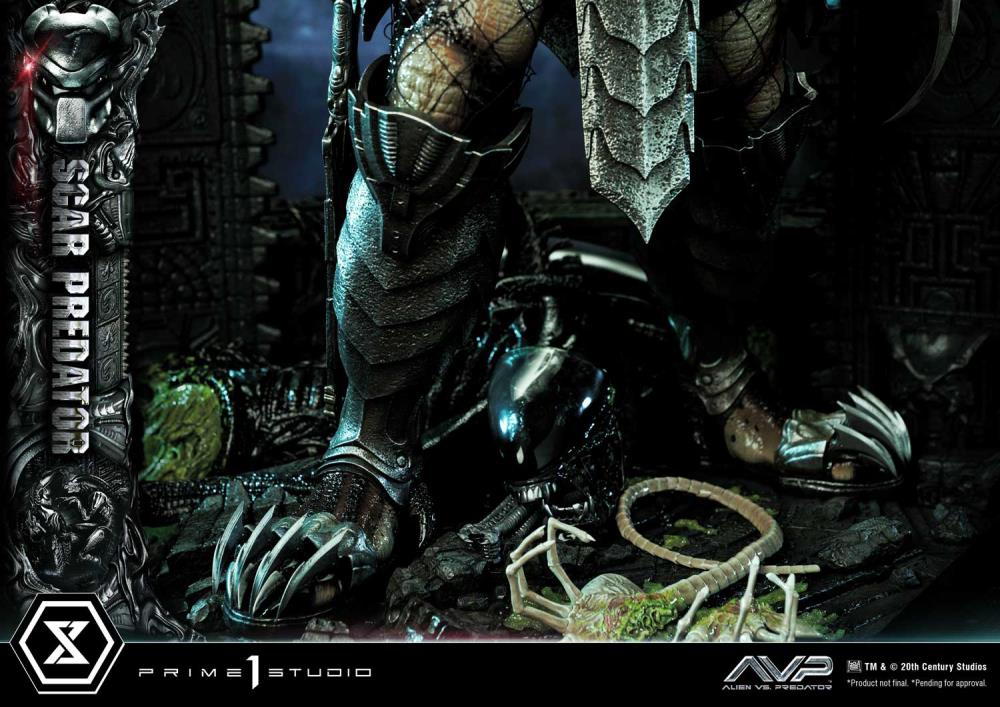 Alien vs. Predator Museum Masterline Scar Predator 1/3 Scale Statue Gallery Image 67
