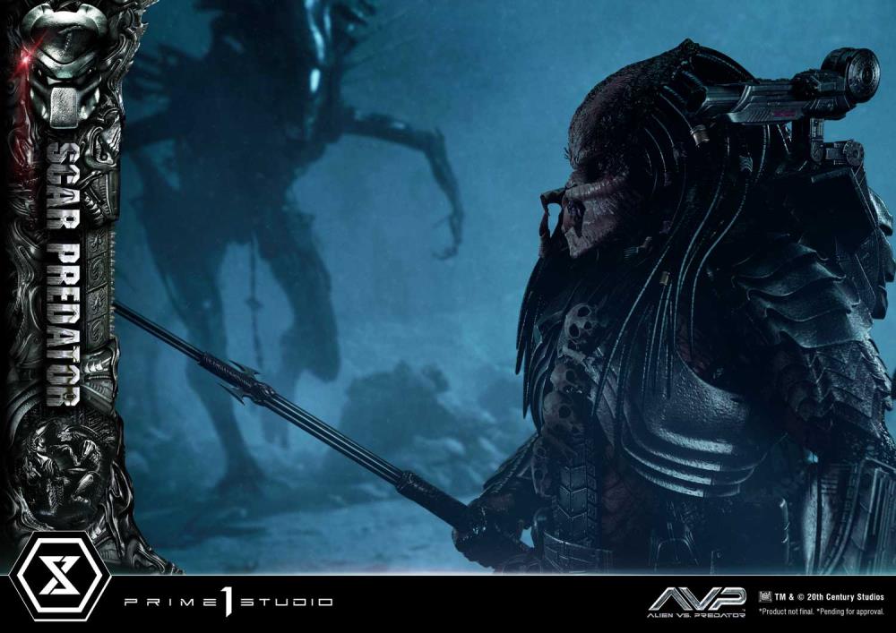Alien vs. Predator Museum Masterline Scar Predator 1/3 Scale Statue Gallery Image 43