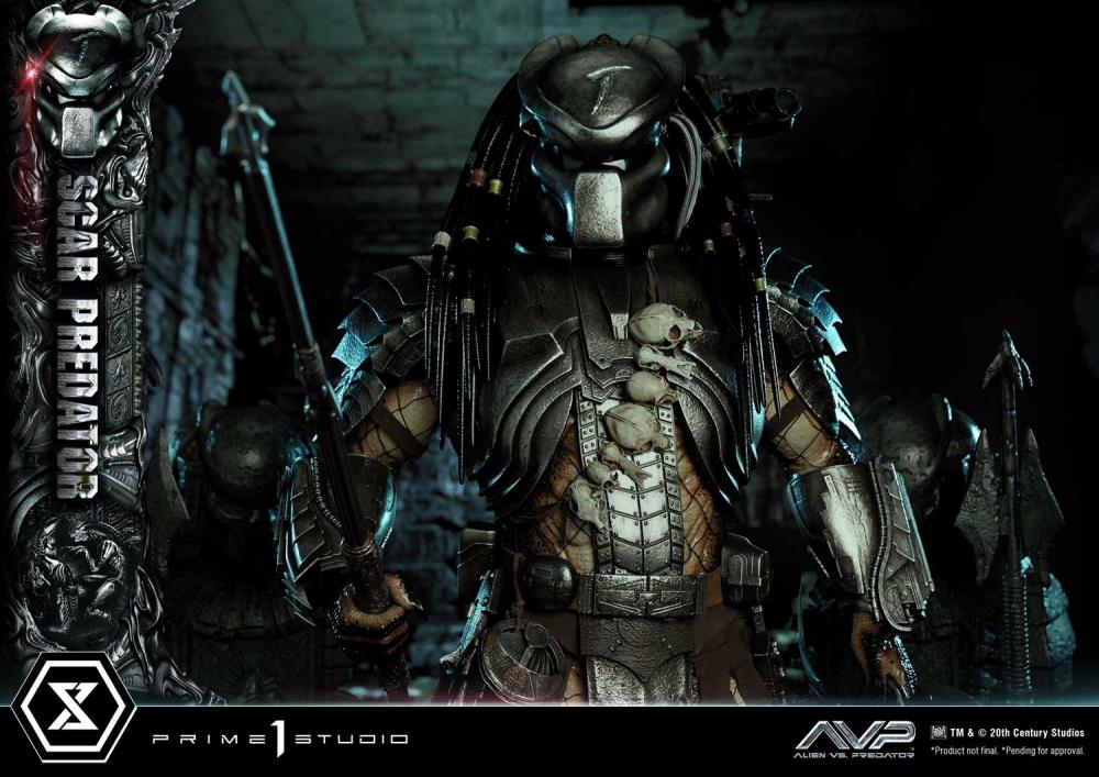 Alien vs. Predator Museum Masterline Scar Predator 1/3 Scale Statue Gallery Image 64