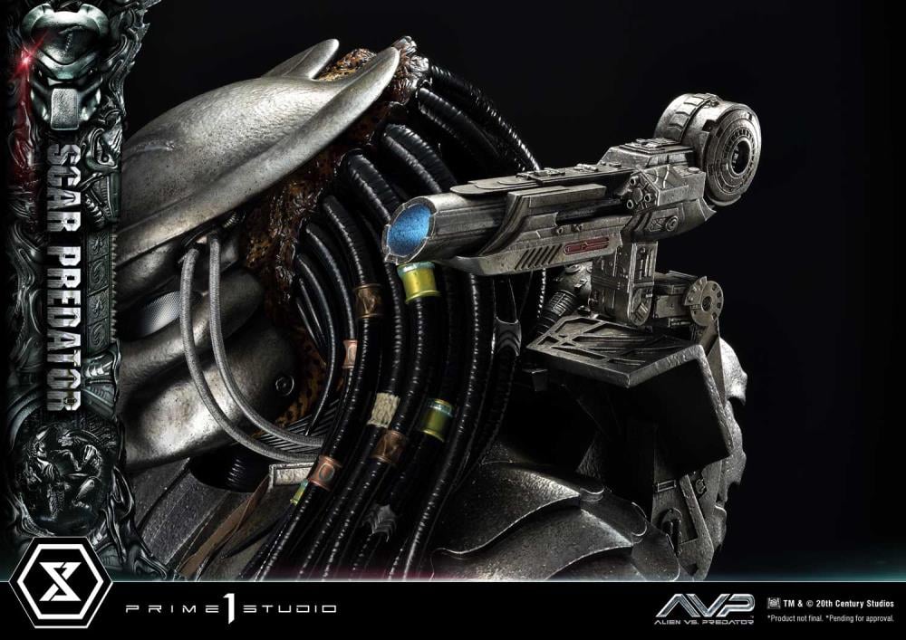 Alien vs. Predator Museum Masterline Scar Predator 1/3 Scale Statue Gallery Image 17