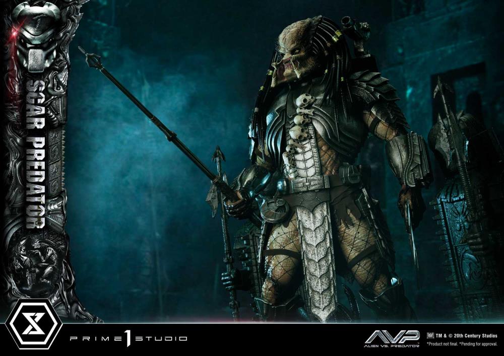 Alien vs. Predator Museum Masterline Scar Predator 1/3 Scale Statue Gallery Image 63