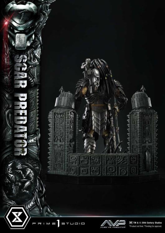 Alien vs. Predator Museum Masterline Scar Predator 1/3 Scale Statue Gallery Image 6