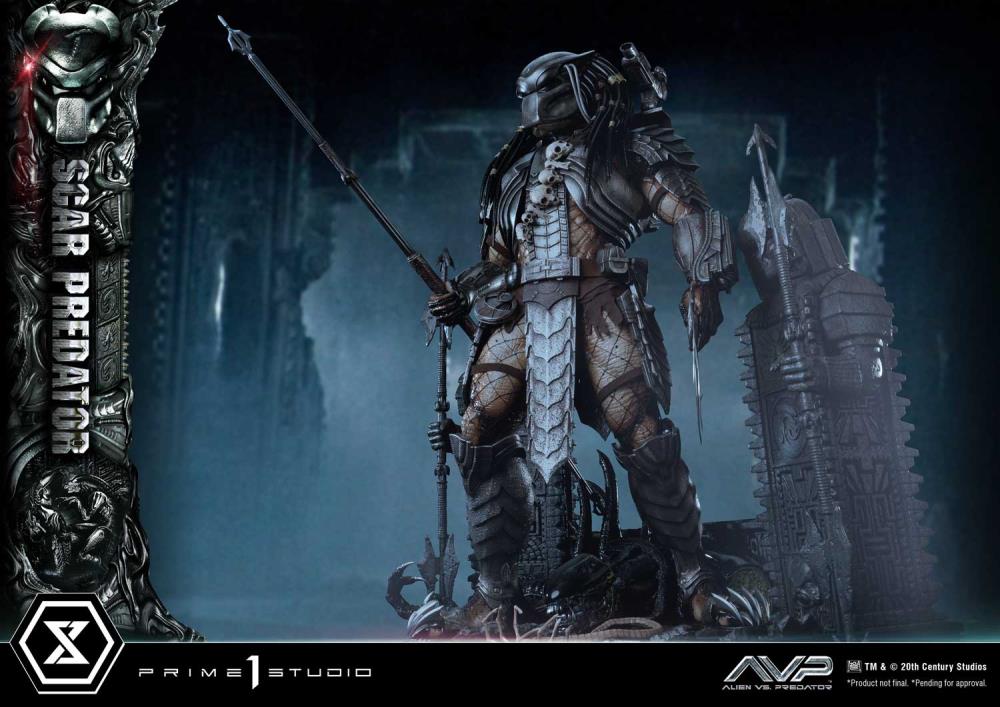 Alien vs. Predator Museum Masterline Scar Predator 1/3 Scale Statue Gallery Image 38