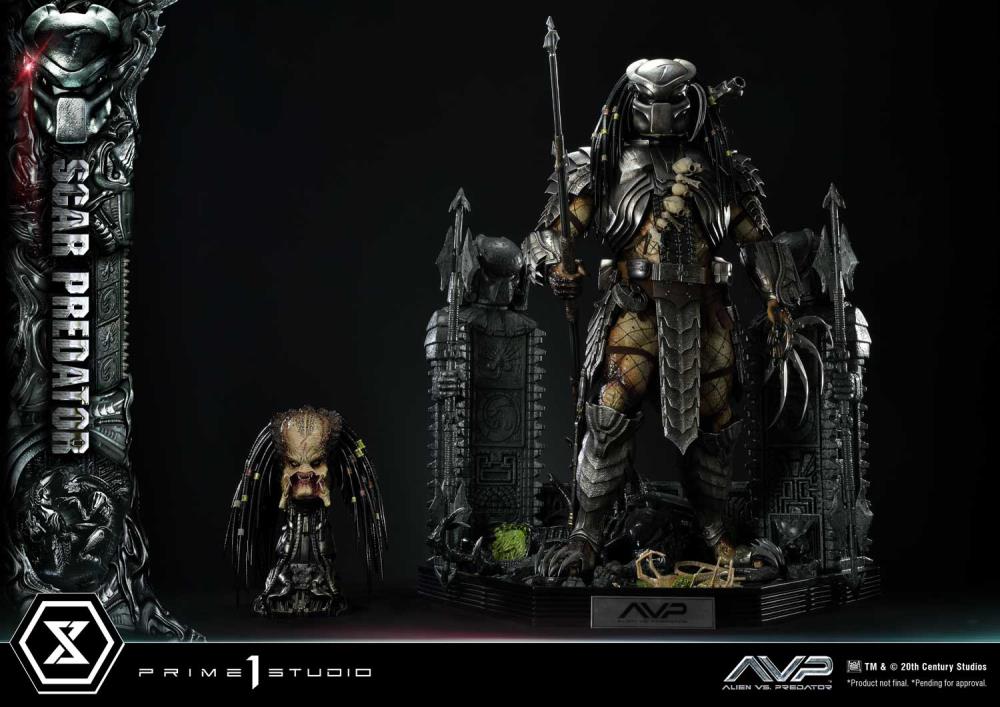 Alien vs. Predator Museum Masterline Scar Predator 1/3 Scale Statue Gallery Image 30