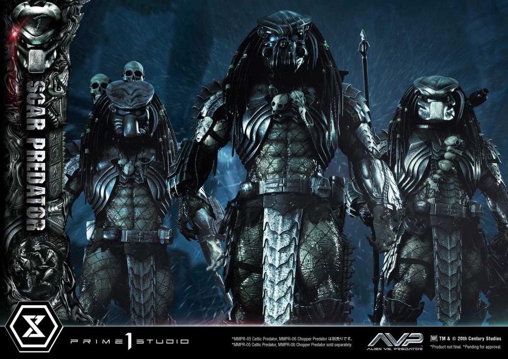 Alien vs. Predator Museum Masterline Scar Predator 1/3 Scale Statue Gallery Image 69