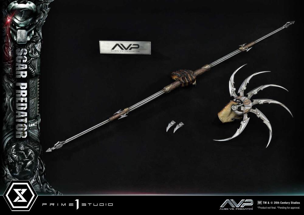 Alien vs. Predator Museum Masterline Scar Predator 1/3 Scale Statue Gallery Image 29
