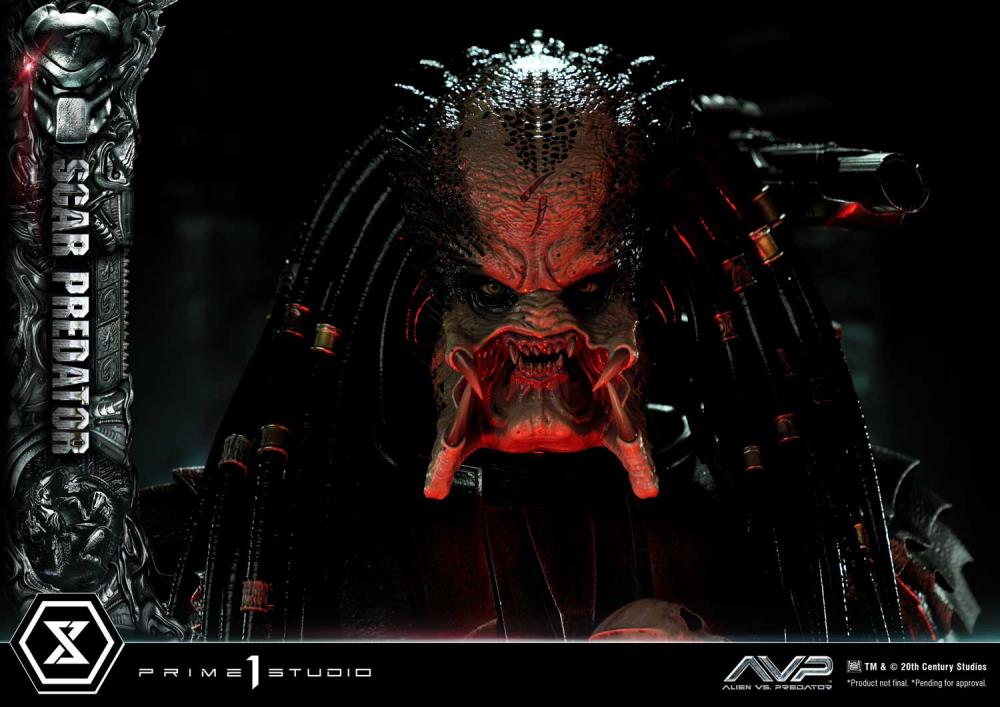 Alien vs. Predator Museum Masterline Scar Predator (Deluxe Ver.) 1/3 Scale Statue Gallery Image 126