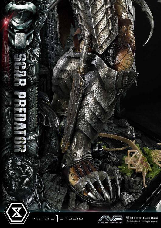 Alien vs. Predator Museum Masterline Scar Predator (Deluxe Ver.) 1/3 Scale Statue Gallery Image 40