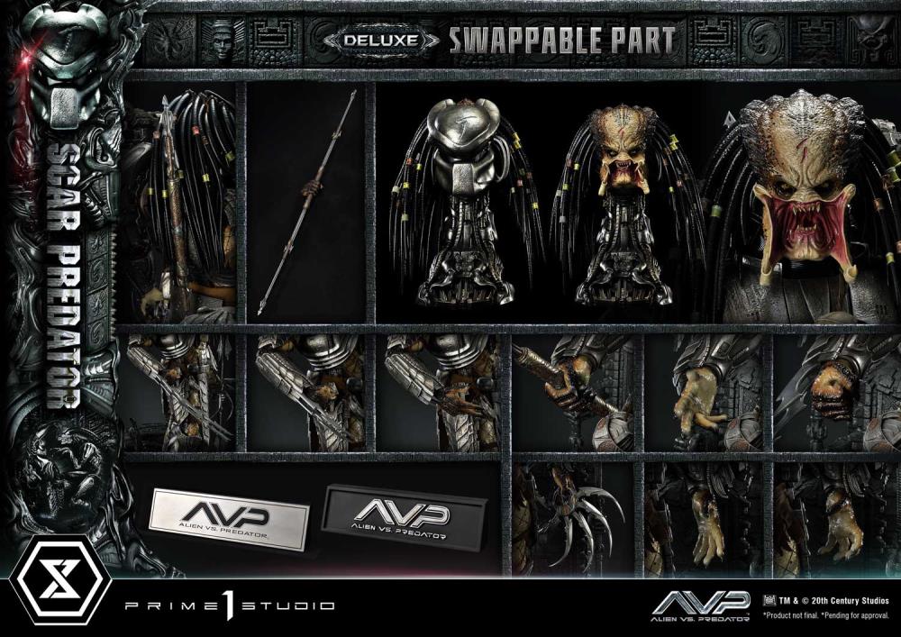 Alien vs. Predator Museum Masterline Scar Predator (Deluxe Ver.) 1/3 Scale Statue Gallery Image 130